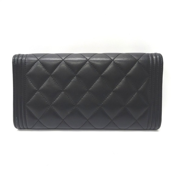 CHANEL Long Wallet Bifold Matelasse Black - Picture 3 of 11